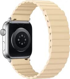Силиконовый магнитный ремешок Tasikar для Apple Watch 45 мм, 44 мм, 42 мм, серия 8, 7, 6, 5, 4, 3, 2, 1 SE