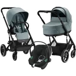 Коляска Cybex Balios S 3в1 BLK Sky Blue сіро-синя (522005365)