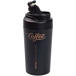 Термочашка Coffee 480 мл з керамічною колбою, чорний Yiwu HP-14-14B - мініатюра 3
