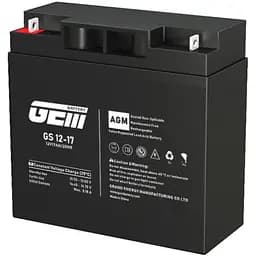 Акумуляторна батарея GEM Battery 12V-17Ah, AGM, F1/F2, (GS 12-17) - мініатюра 2