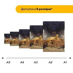 Дерев'яний фігурний пазл Вершник Дракона, А3, Дерев'яна коробка 200 елементів - мініатюра 2