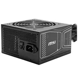 Блок питания 850 Вт, MSI MAG A850GN PCIE5, черный, 80+ золотистый, Active PFC, 12 см, 2xMolex/4xSATA/1x16-pin/2x6+2-pin