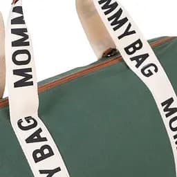 Сумка Childhome Mommy bag Signature - Canvas Green, зелена (CWMBBSCGR) - мініатюра 7