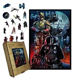 Дерев'яний фігурний пазл Помста Імперії, А4, Картонна коробка 100 елементів