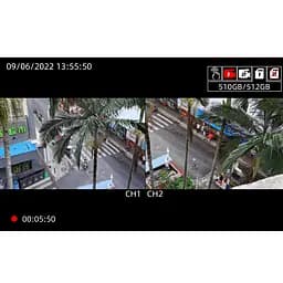Мобільний AHD відеореєстратор на 2 камери Pomiacam HD DVR для таксі, автобусів, вантажівок, 5 Мп, SD до 128 Гб, пульт (100399) - мініатюра 7