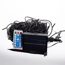 Гірлянда Нитка вулична 300 LED 30 м на сонячній батареї чорна, білий GarlandoPro SB300L30MBW - мініатюра 13