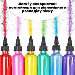 Дитячий набір для малювання піском 9 в 1 Alexes: картини з піску, кольоровий пісок, магніти - мініатюра 6