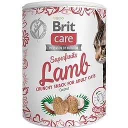 Ласощі для котів Brit Care Superfruits з ягням 100 г
