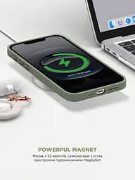 Силиконовый чехол с MagSafe для Apple iPhone 16e/17e, ICON2 MagCase, зеленый, противоударный, панель с мягкой подкладкой, защита всего корпуса, поддержка беспроводной зарядки, совместим с защитными стеклами и пленками, ArmorStandart (ARM83971) - мініатюра 8