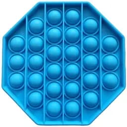 Сенсорна іграшка Pop it багатокутник синій