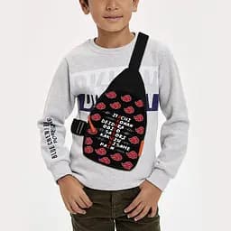 Сумка через плечо детская Аниме Naruto 29х17 см сумка слинг для мальчика (02049)