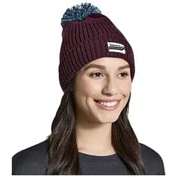 Шапка Saucony Rested Pom Beanie Bordeaux Red (1097-800031-SU UNI)