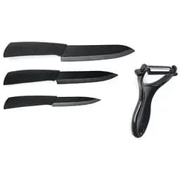 Набір ножів керамічних Huo Hou nano ceramic knife Set  4 предмети