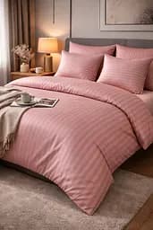 Комплект постельного белья евро 200х220 сатин фиолетовый TC303376202