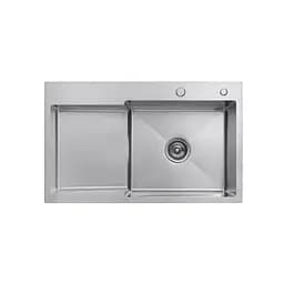 Кухонна мийка Kroner KRP Gebürstet - 7848LHM (3,0/1,0 мм) CV030021, Нержавіюча сталь