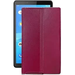 Чехол StatusCASE из экокожи для планшета Lenovo Tab M7 Бордовый