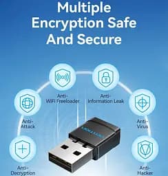 Адаптер WiFi Vention 2.4GHz/5GHz 150/433 Мбіт/с, USB (KDSB0) - мініатюра 8