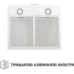 Витяжка пласка Perfelli PL 5002 W LED - мініатюра 5