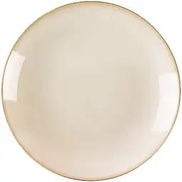 Тарілка D115, 22 см, світло-коричнева