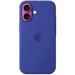 Силіконовий чохол CasePro Silicone Case with MagSafe Ultramarine для iPhone 16 - мініатюра 3
