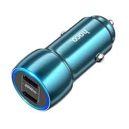 Адаптер автомобільний Tough dual port car charger Z48 2*Type-C 40W коричневий - мініатюра 5