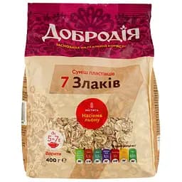 Пластівці Добродія 7 злаків, 400 г (223066) - мініатюра 2