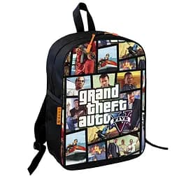 Рюкзак школьный детский 36х27см GTA «Grand Theft Auto» для мальчика (00860)