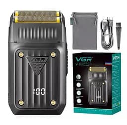 Электробритва шейвер VGR V-363 с двойным лезвием (Черный)