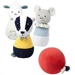 Развивающие мягкие кегли BabyOno Барсук Эдмонд и друзья 