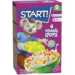 Кольца Start глазированные с зернами 4 видов 75 г (50828)