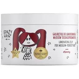Желе для ламінування волосся із середнім рівнем пористості HiSkin Crazy Hair Вишня, 300 мл