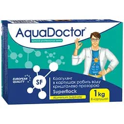 Коагулянт длительного действия AquaDoctor SuperFlock 1 кг (8 шт.)