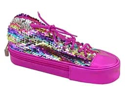 Пенал м’який YES Sneakers with Sequins, Rainbow, TP-24