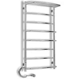 Электрический полотенцесушитель Laris Еврофлеш П8 500x1000 с полкой Е левый S 73207612, Хром, Левое, Электронный