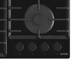 Варильна поверхня Gorenje газова на склі, 60см, чавун, чорний - мініатюра 3