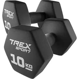Гантелі для фітнесу Trex Sport неопренові TX-100VD 2x10кг
