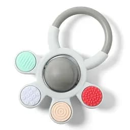 Прорізувач для зубів ортодонтичний силіконовий Ortho з брязкальцем BabyOno
