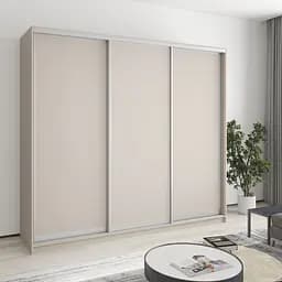 Шкаф-купе трехдверный MebelStar Стандарт AL 3ДСП 230x60x210 см Кашемир (MBS-2865)