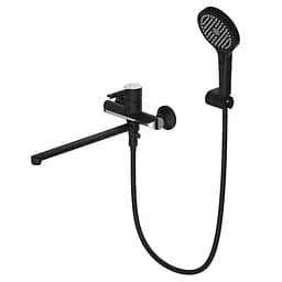 Смеситель для ванны Gappo G2203-6 черный/хром Черный матовый