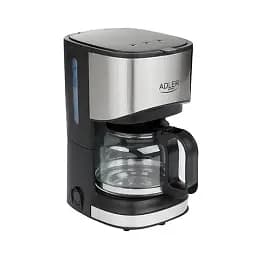 Кавоварка крапельна кавоварка Adler AD 4407 підігрівна платформа стильна Польща 0.7 л 550 Вт - мініатюра 2