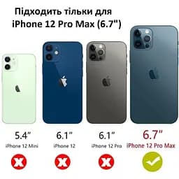 Оригінальний протиударний чохол Gear4 Crystal Palace MagSafe для iPhone 12 Pro Max (6.7") Clear (702007476) - мініатюра 10