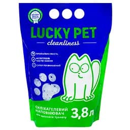 Наповнювач Lucky Pet для котячого туалету силікагелевий 3.8 л
