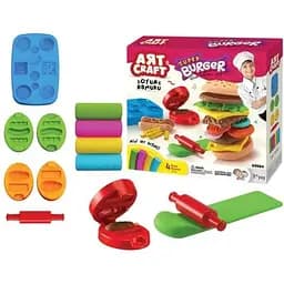Набір для творчості з тіста Dede Art Craft Бургер 200 г (3554)