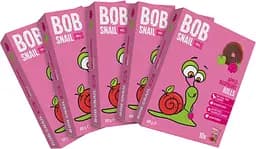 Набір фруктових цукерок Bob Snail Яблучно-Малинові (5 шт. х 100 г) - мініатюра 2