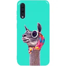 Чохол-накладка Toto Pure TPU 2 mm Print Case Samsung Galaxy A30s/A50/A50s #8 Lama Glasses Mint