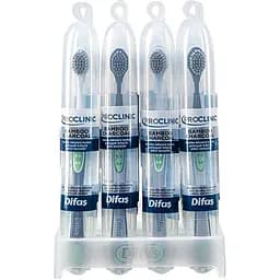 Зубна щітка Difas ProClinic Bamboo Charcoal в дорожньому кейсі в асортименті - мініатюра 5