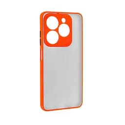 Чехол панель-накладка для TECNO Spark 20C (BG7n)/20 (KJ5n), Frosted Matte, красный, противоударный чехол с защитой всего корпуса, термополиуретан TPU + поликарбонат PC, ArmorStandart (ARM73585)