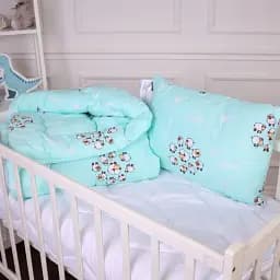 Набір дитячий MirSon зима Kids Time 20-0030 Lambs 110x140 см бавовна: ковдра з подушкою (2200009671142)