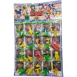 Герои Brawl Stars 50 сезон, 20 шт. отрывные на планшете, 2392