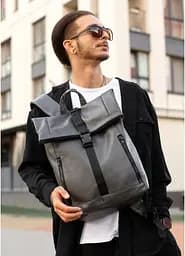 Чоловічий рюкзак Sambag ROLLTOP LZT графітовий 41 х 30 х 16 см (24208009m) - мініатюра 6